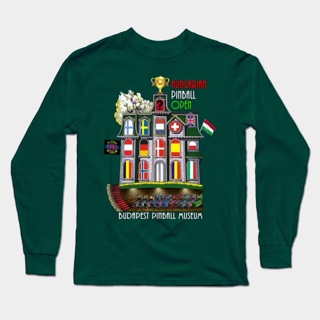 Pinball Competition Long Sleeve T-Shirt by Uwantmytees